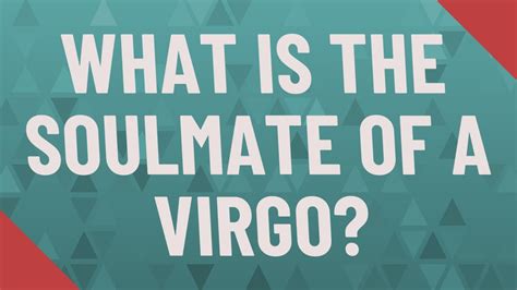 Who is Virgo soulmates?